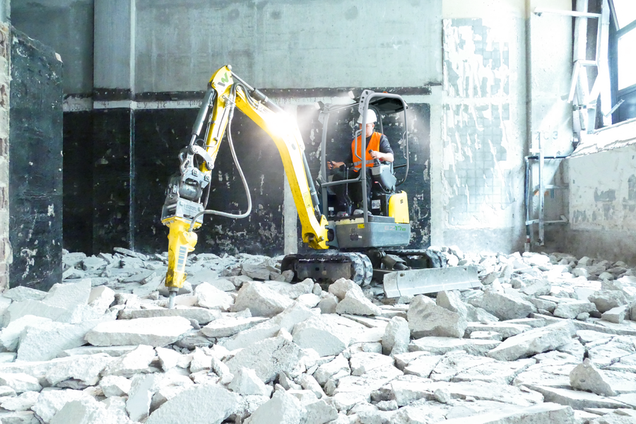 Wacker Neuson Tracked Zero Tail Excavator EZ17e