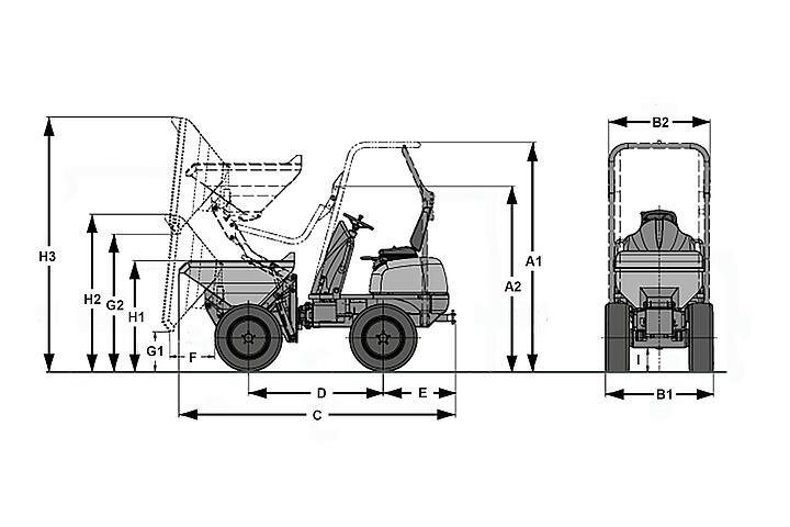 Wacker Neuson Wheel Dumper 1001