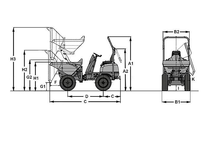 Wacker Neuson Wheel Dumper 1501