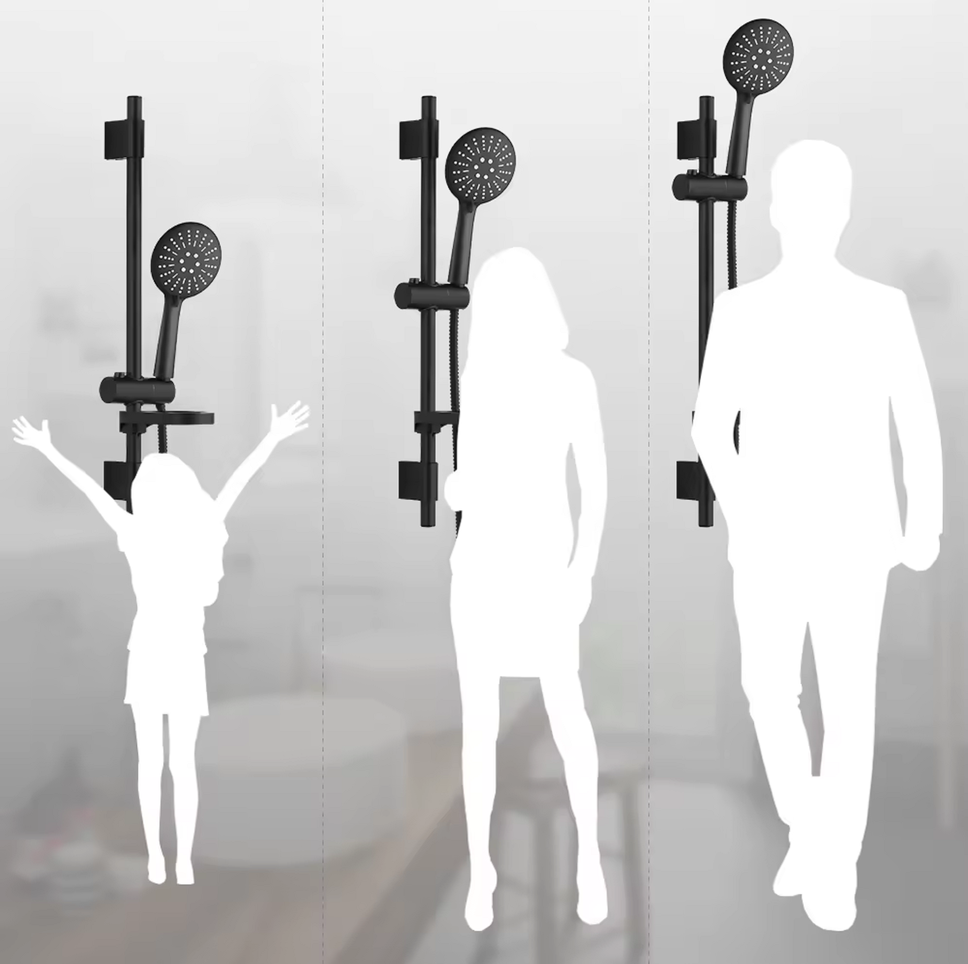 Power Shower Sürgülü Duş Seti