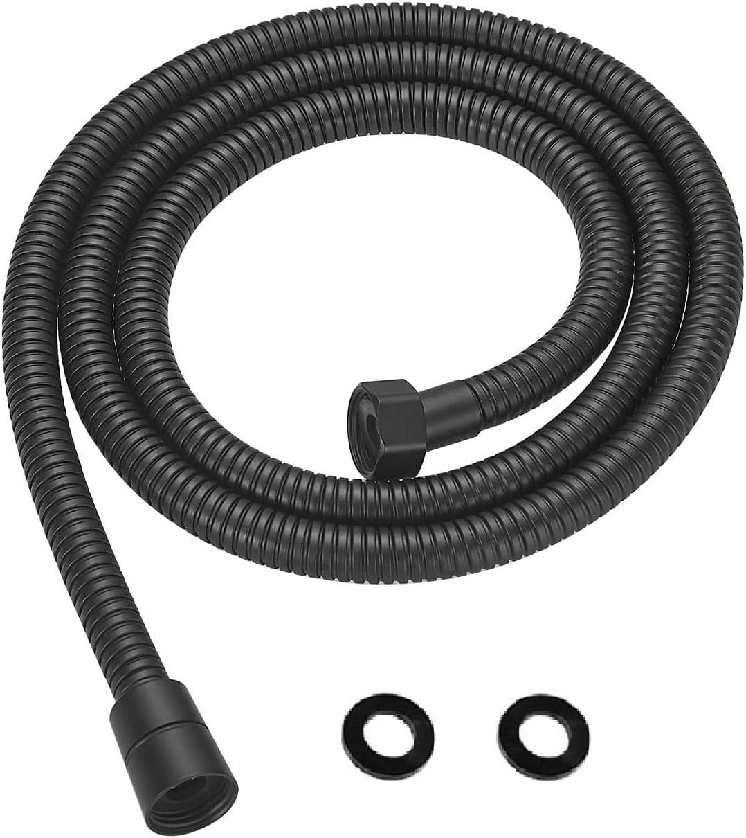 Yüksek Kaliteli Ultra Lüks Paslanmaz Çelik Çift Kenetli Spiral Hortum 150-175-200-300 Seçenekleriyle (360 derece Pirinç Rakor Pirinç Insert EPDM iç boru) 