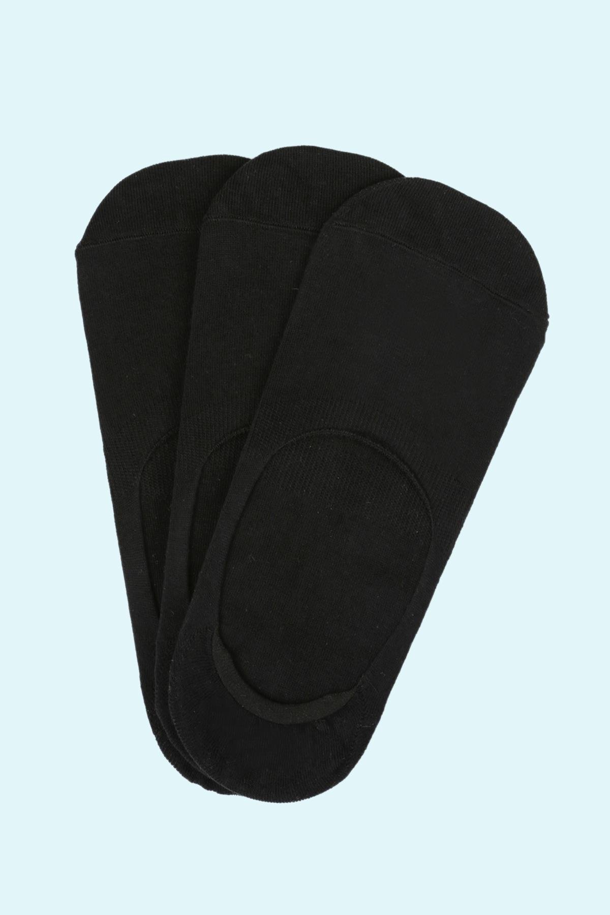 Mono Socks 3'lü Babet Çorap - Desenli Pamuklu Çoraplar - Mono Socks - Özel Tasarım Çoraplar