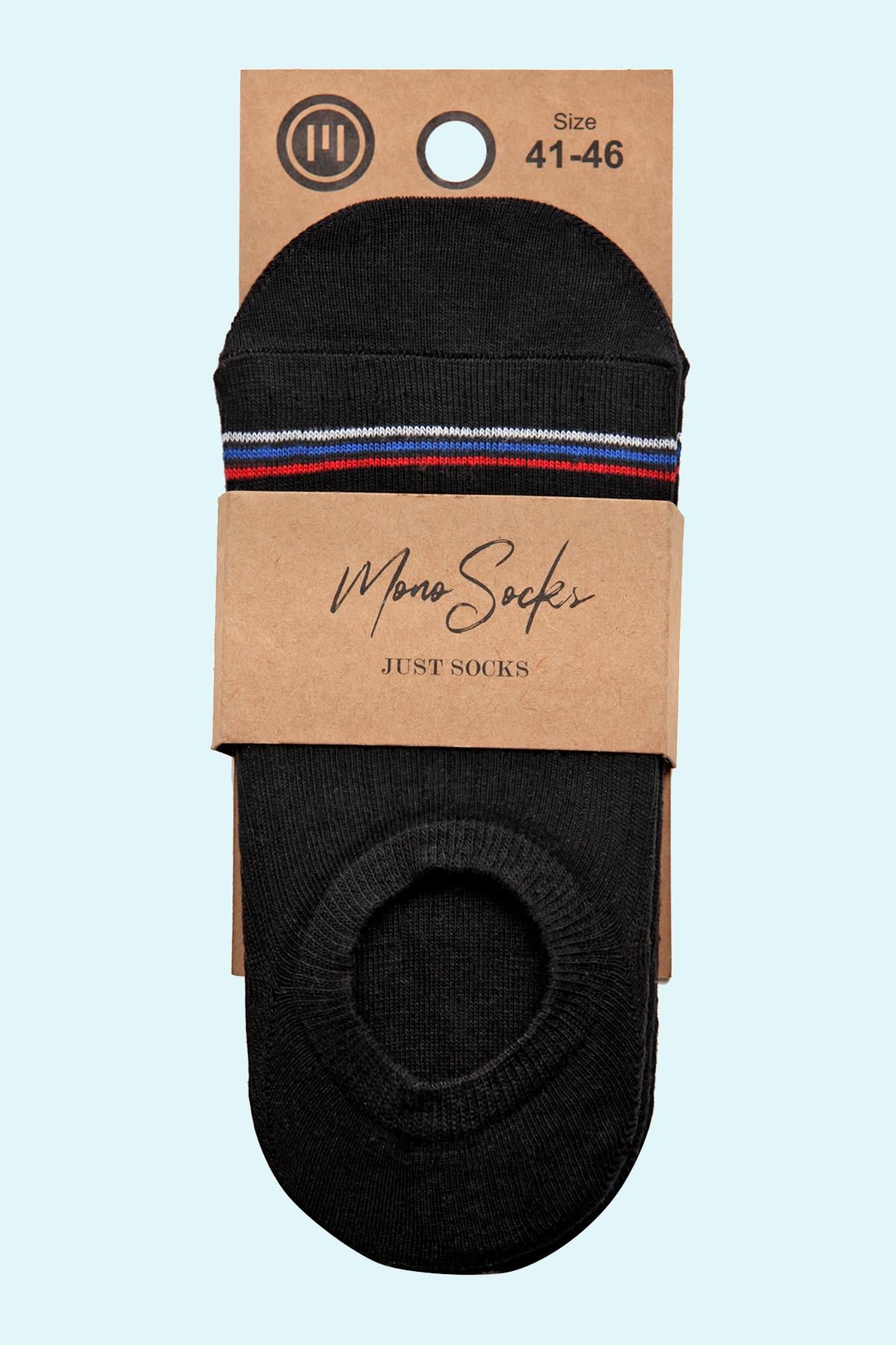 Mono Socks 3'lü Sport Çorap - Desenli Pamuklu Çoraplar - Mono Socks - Özel Tasarım Çoraplar
