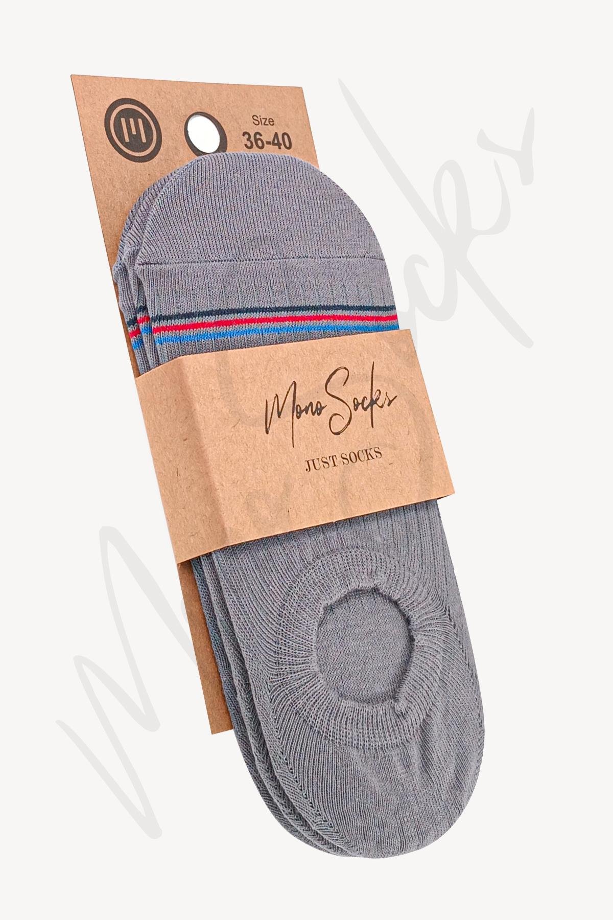 Mono Socks 3'lü Sport Çorap - Desenli Pamuklu Çoraplar - Mono Socks - Özel Tasarım Çoraplar