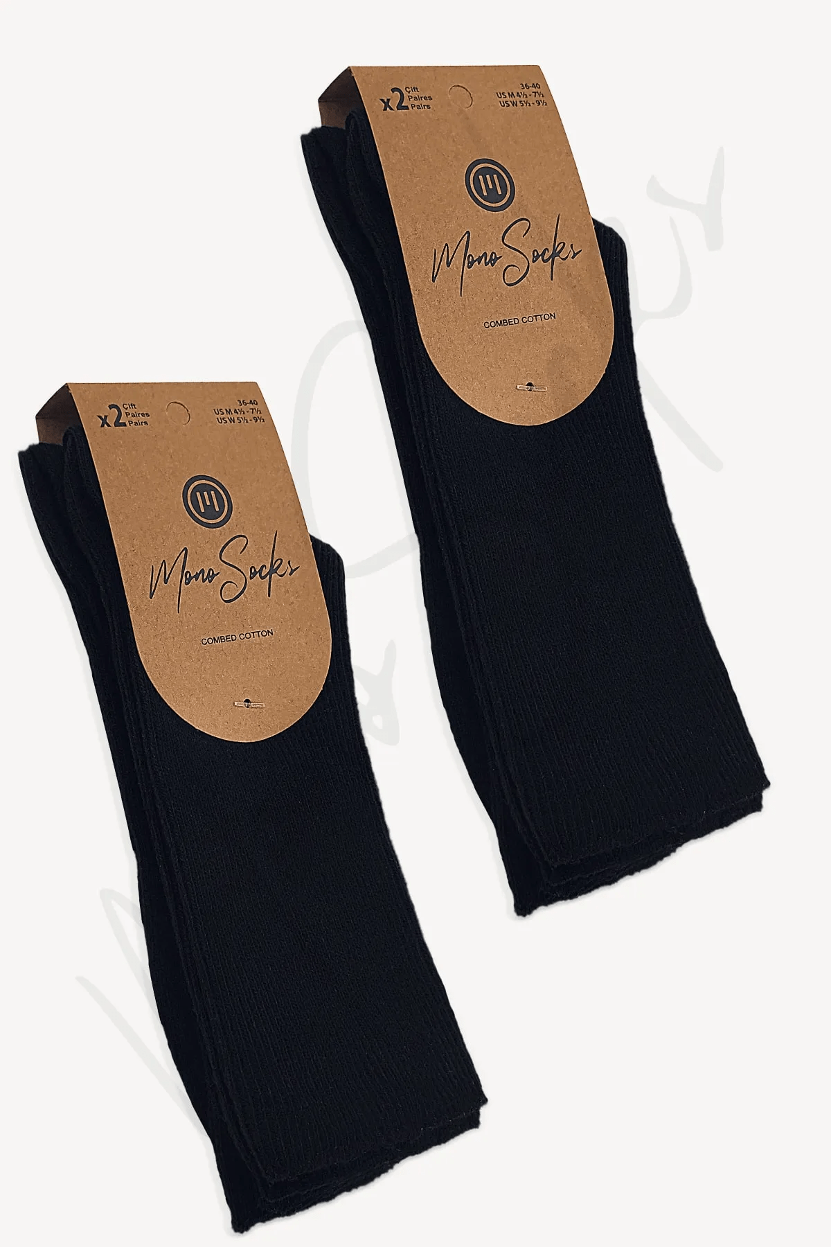 Mono Socks 4'lü Düz Soket Doktor Çorap - Desenli Pamuklu Çoraplar - Mono Socks - Özel Tasarım Çoraplar