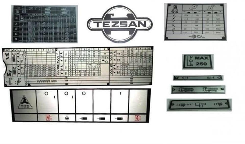 SN50 tos torna etiketleri
