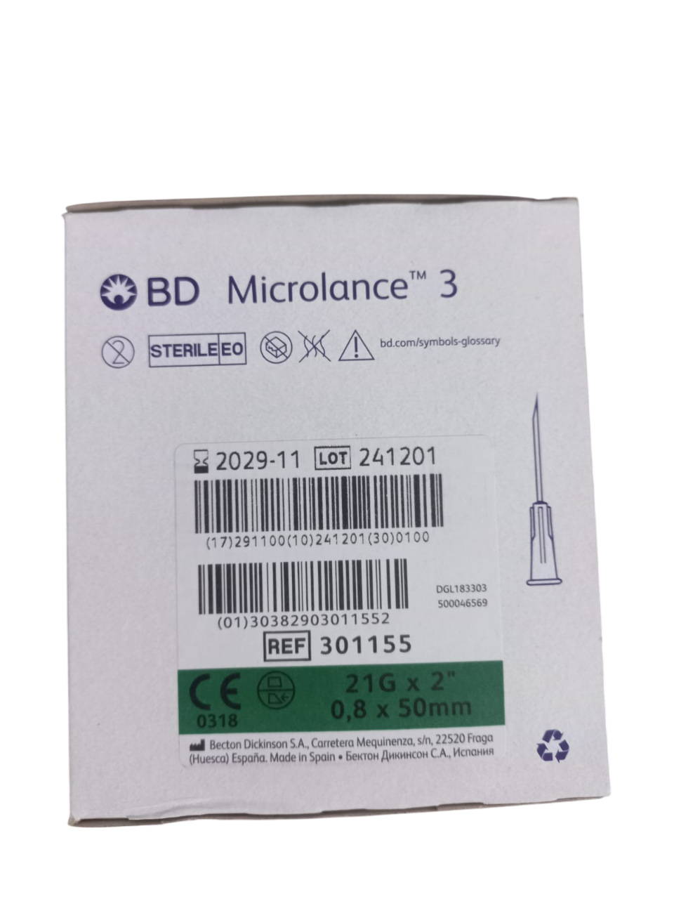 BD 21G 50MM İĞNE UCU 100 ADET