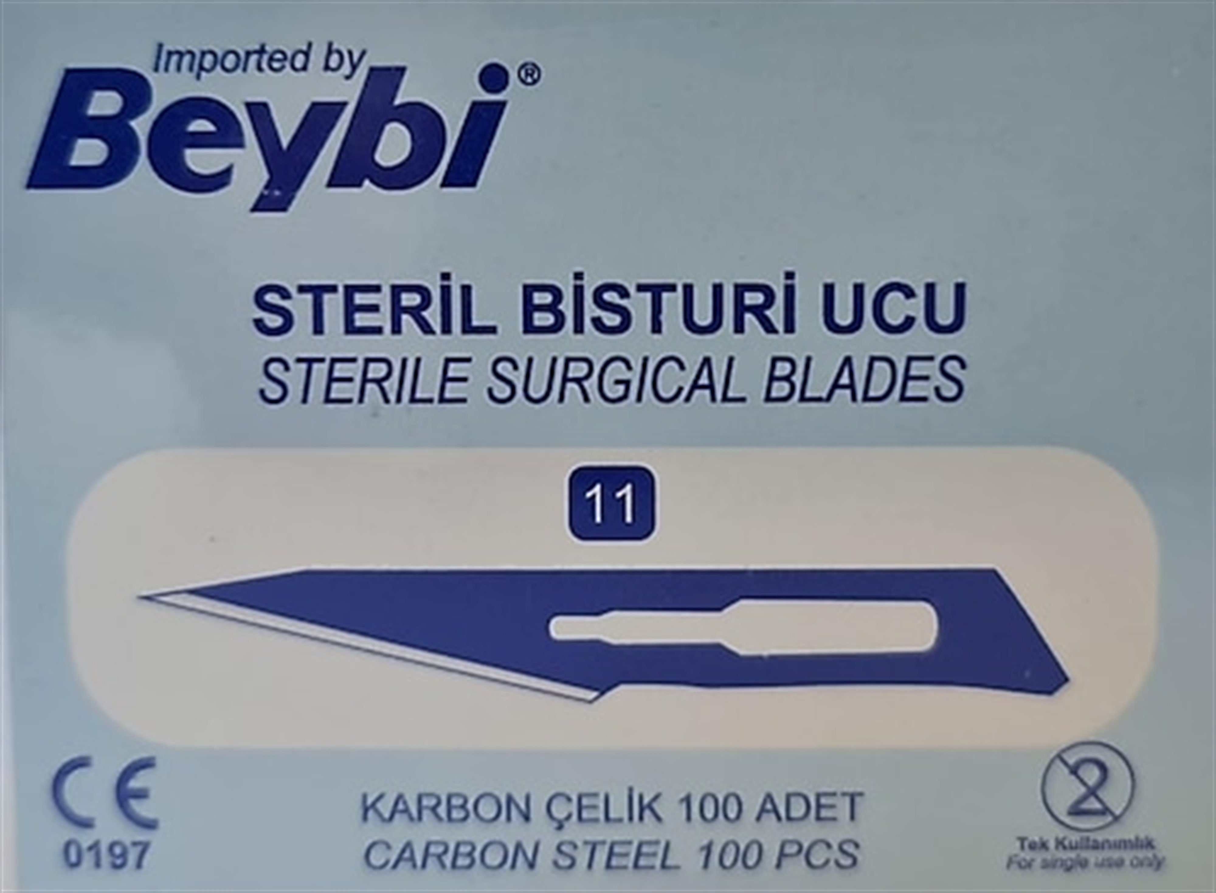 Beybi Bisturi Ucu No:11  100 adet