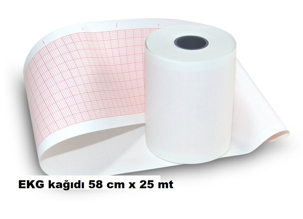 EKG KAĞIDI 58cm X 25 mt