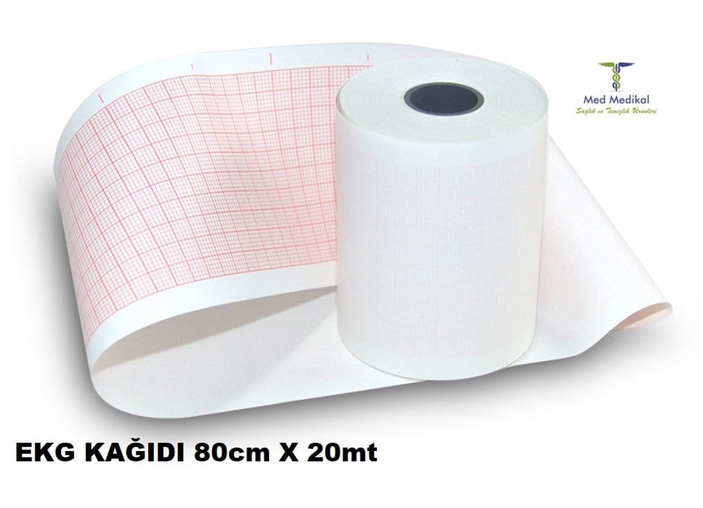 EKG KAĞIDI 80cm X 20mt