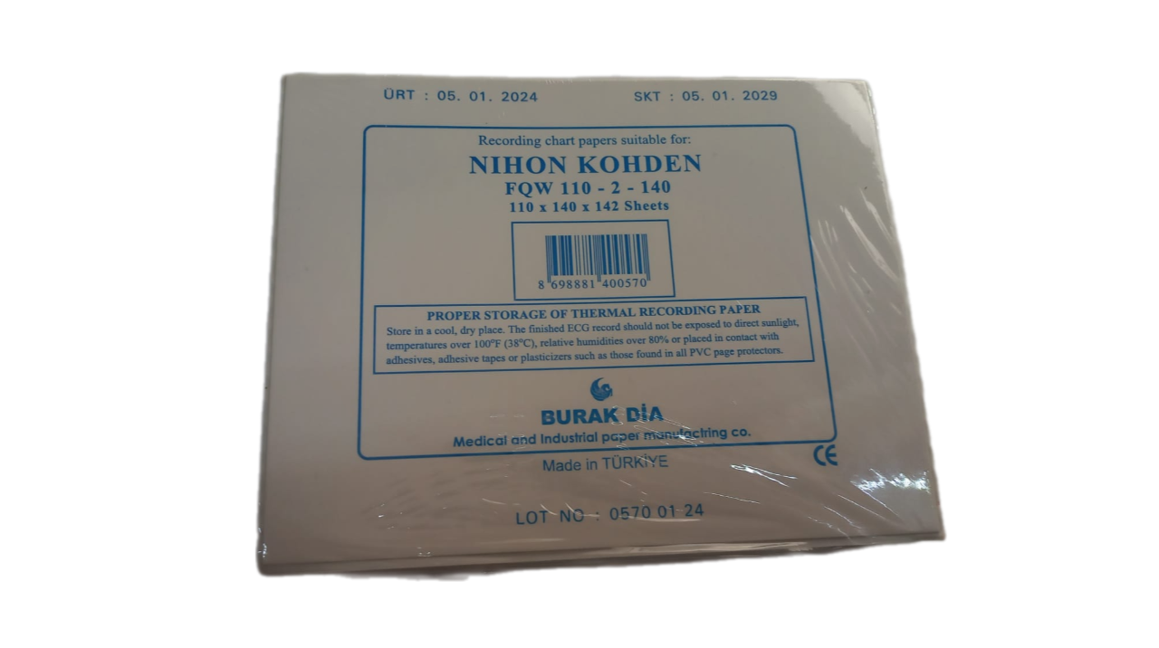 Ekg Kağıdı (Nihon Kohden 110-2-140) x 1 adet