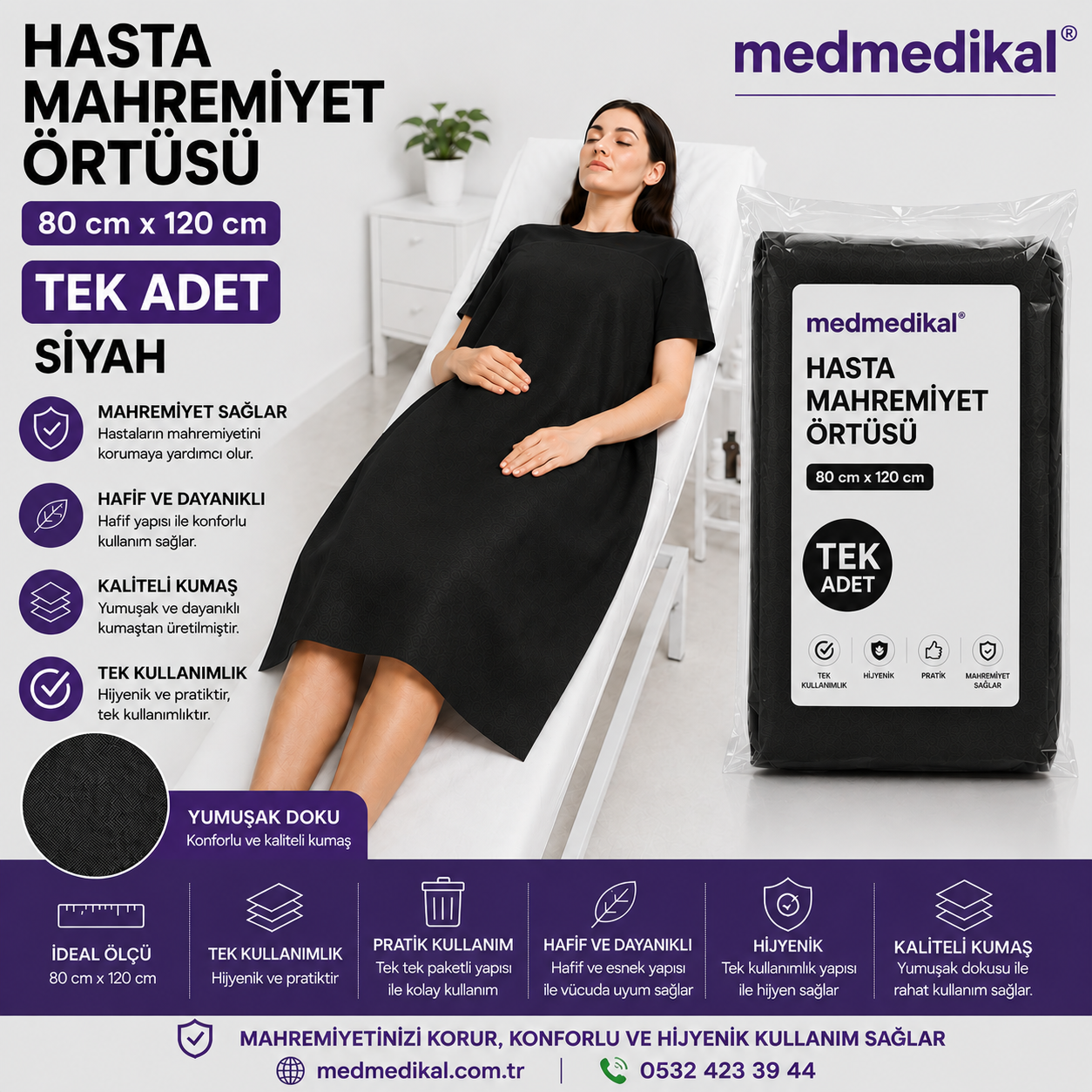 JİNEKOLOJİK HASTA ÖRTÜSÜ