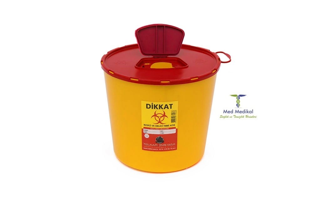 TIBBİ ATIK KOVASI 1.2 LT