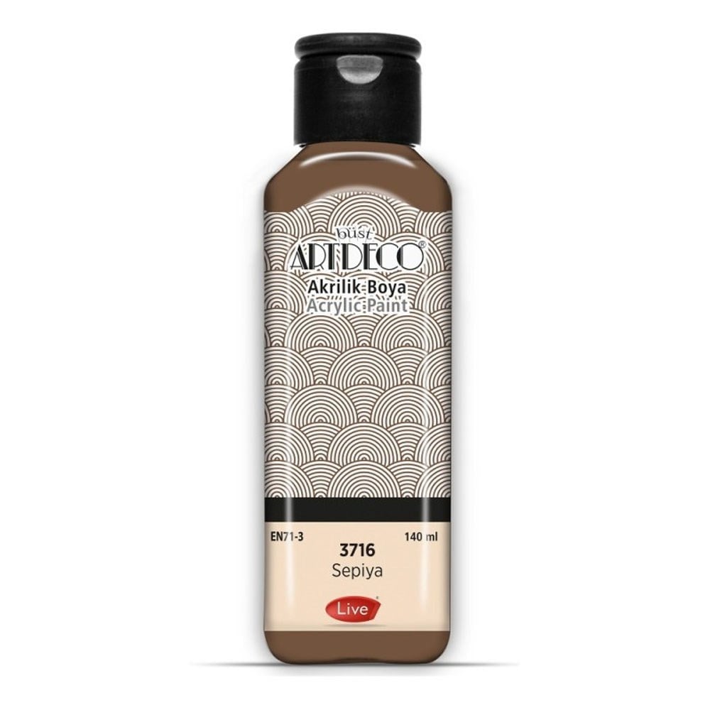 Artdeco Akrilik Boya 140 ML Sepya 3716