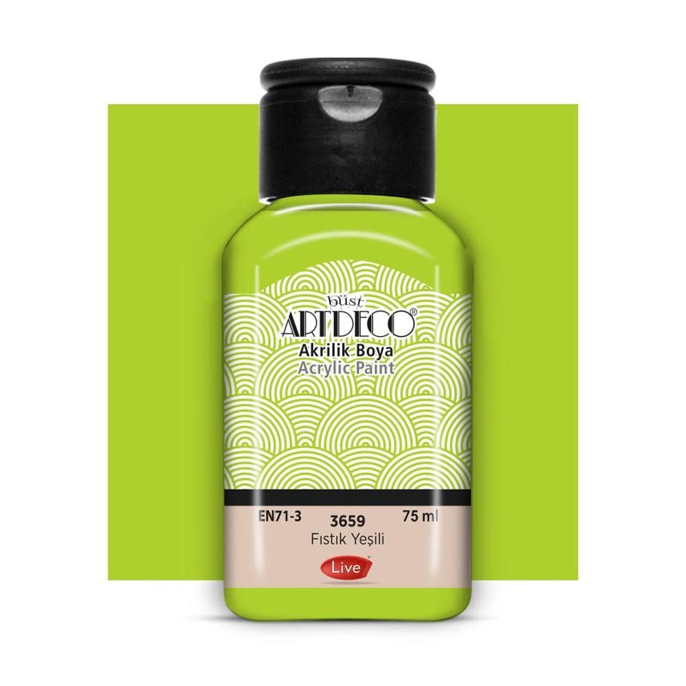 Artdeco Akrilik Boya 75 ML Fıstık Yeşili 3659
