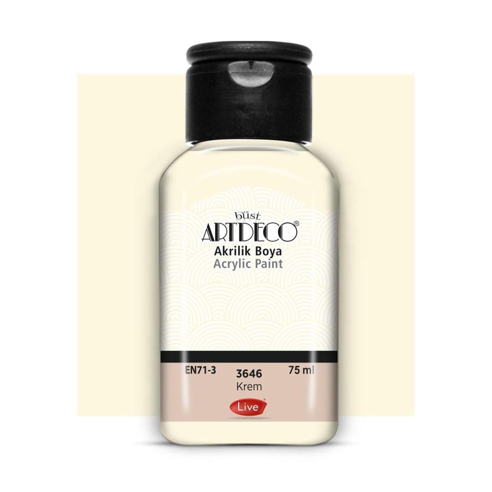 Artdeco Akrilik Boya 75 ML Krem 3646