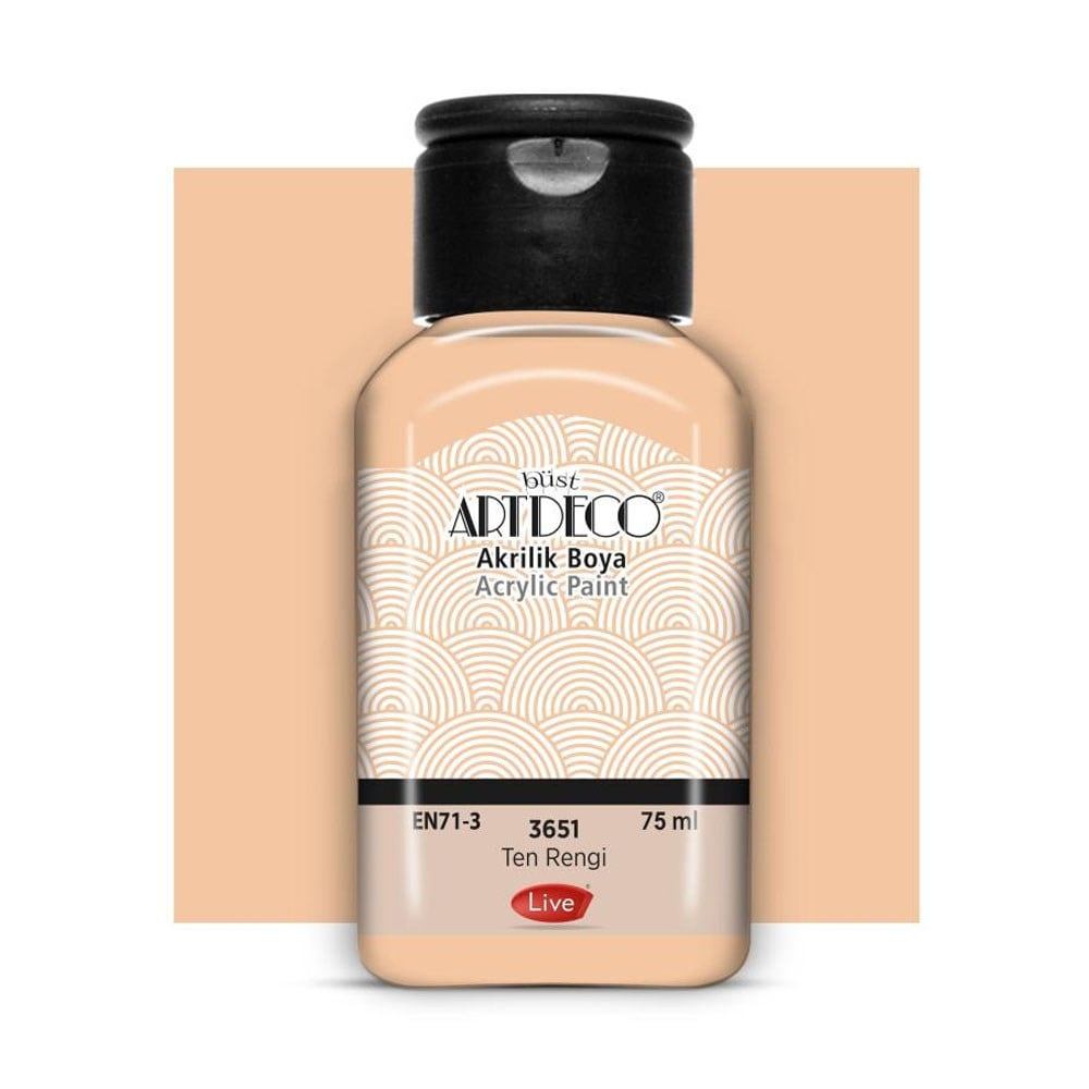 Artdeco Akrilik Boya 75 ML Ten Rengi 3651