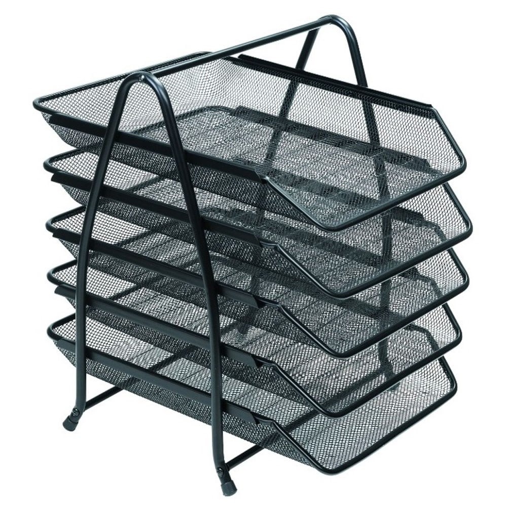 Bafix Evrak Rafı Metal Perforeli 5 Li Gri BFX-MER9207S