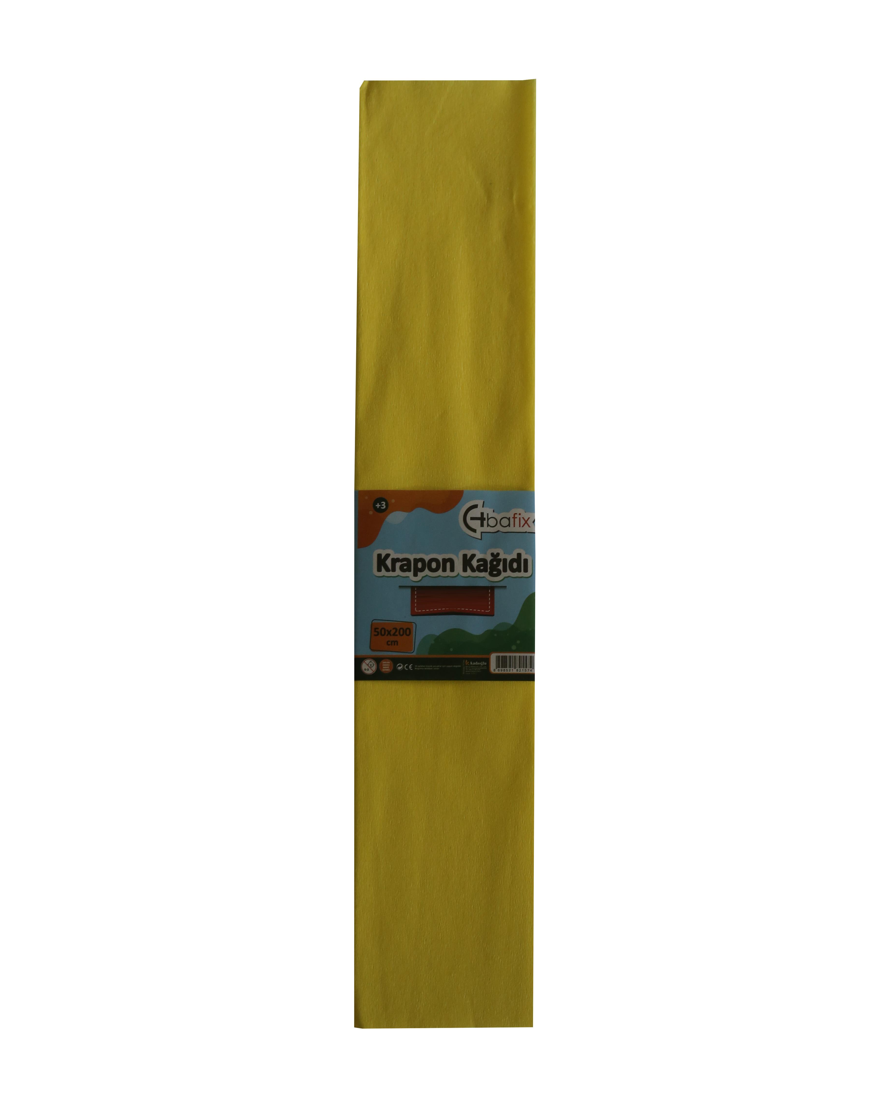 Bafix Krapon kağıt 10 LU 50x200 CM Sarı