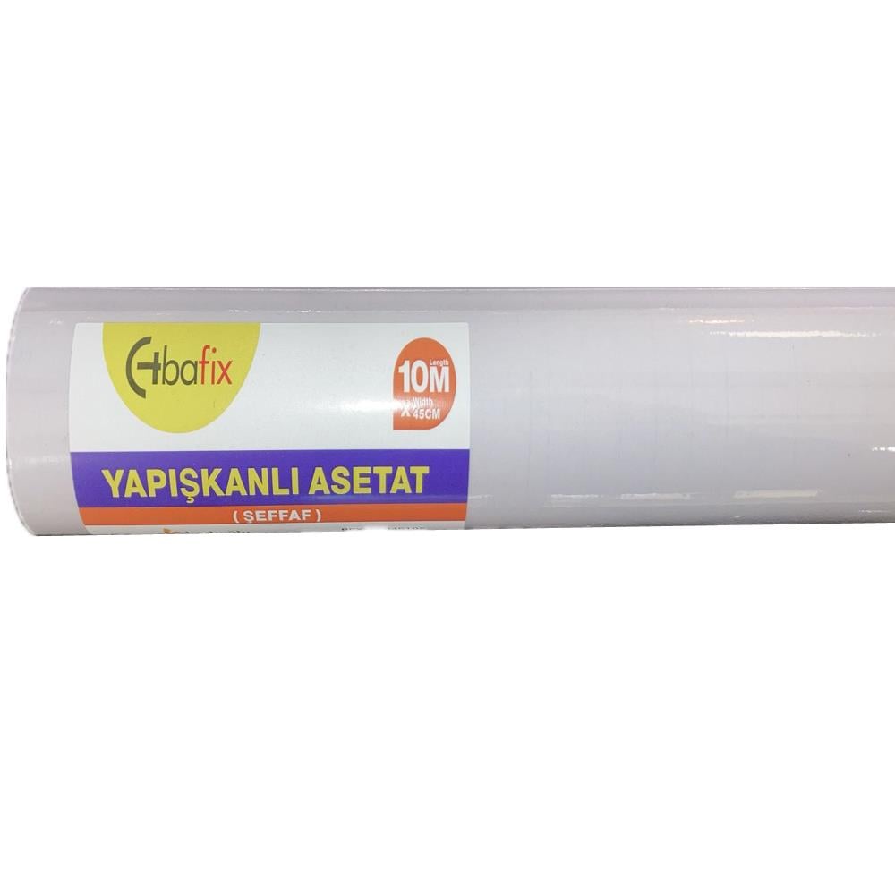Bafix Yapışkanlı Rulo 45x10 Mt Şeffaf BFX-YFR4510Ş