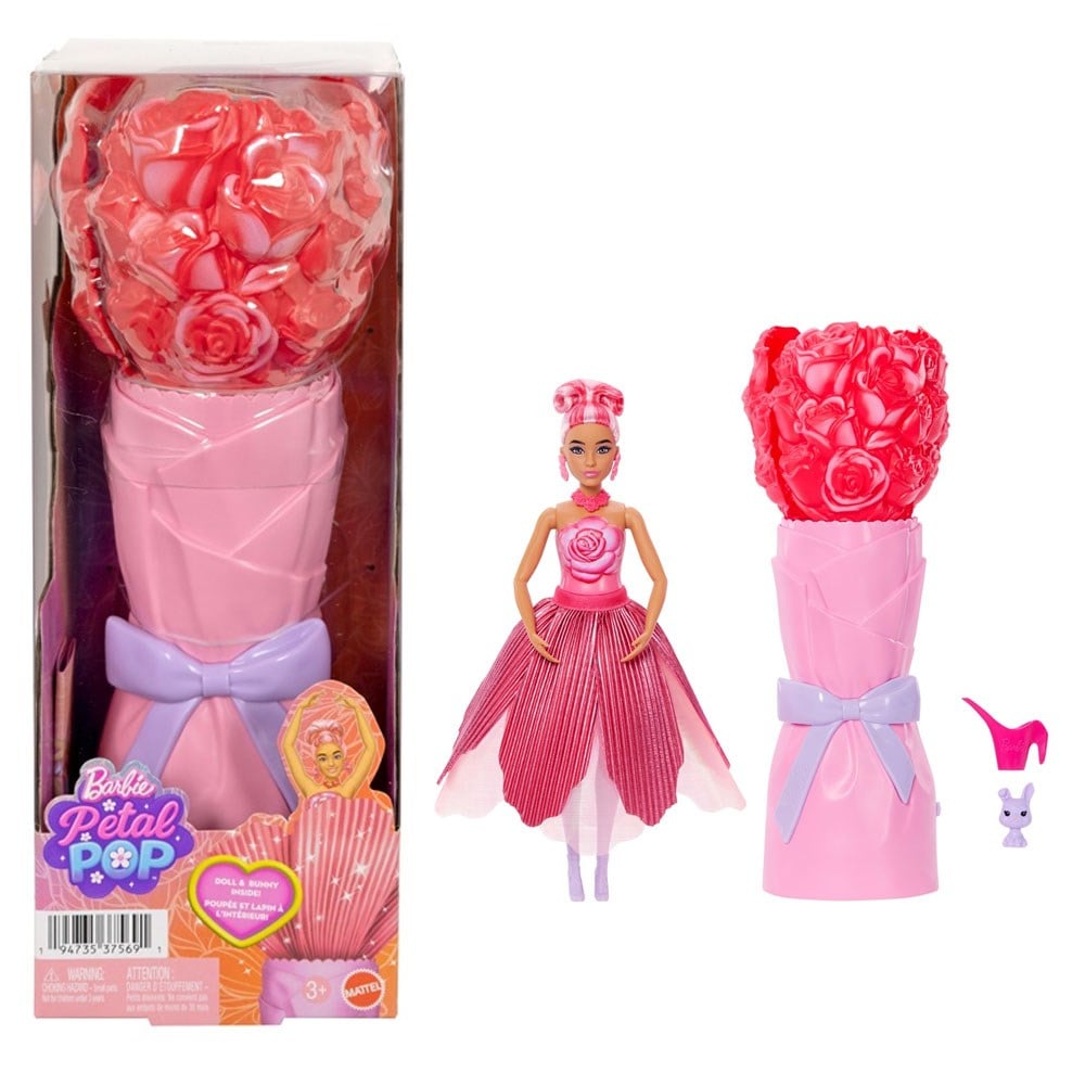 Barbie Petal Pop Kırmızı Gül Mtl-jmf59