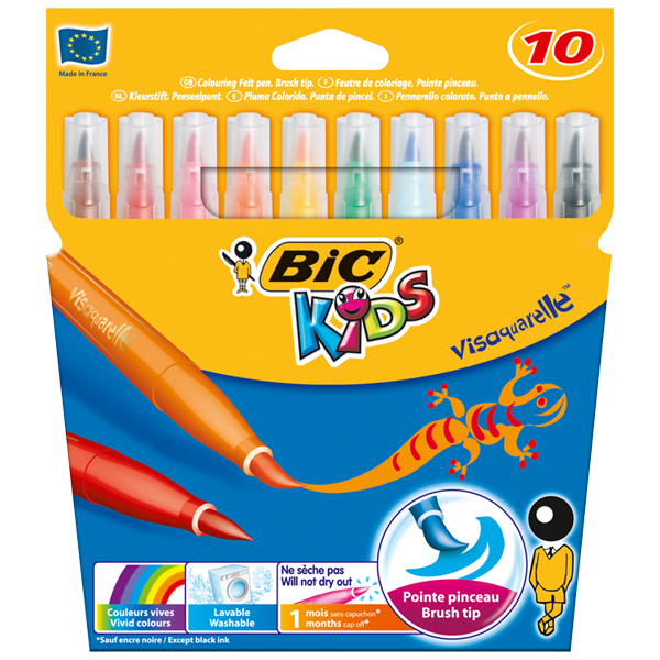 Bic Keçeli Boya Kalemi Visa 10 Renk 828964