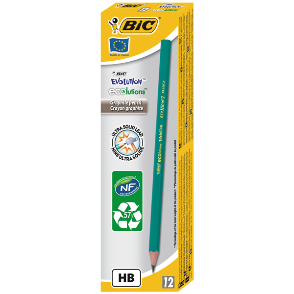 Bic Kurşun Kalem Eco Evolution 650 HB Köşeli 880311