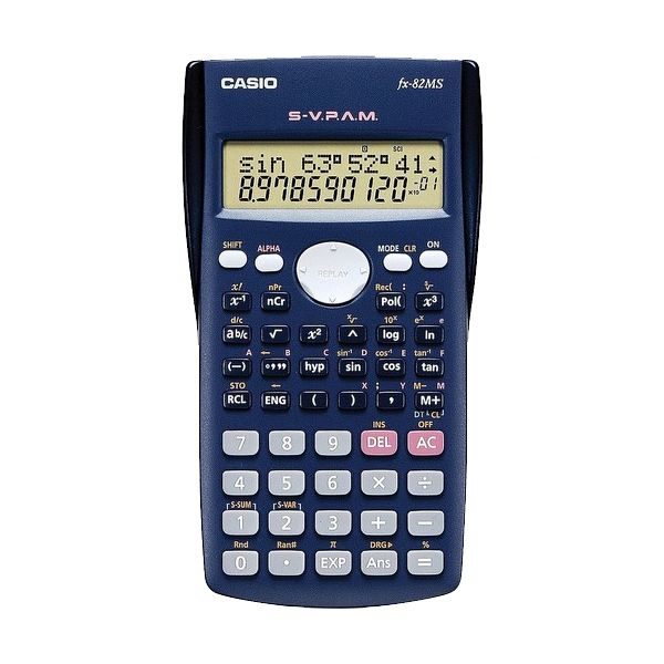 Casio Hesap Makinesi Bilimsel 2 Satır Ekran 240 Fonksiyon FX-82MS 2.Versiyon