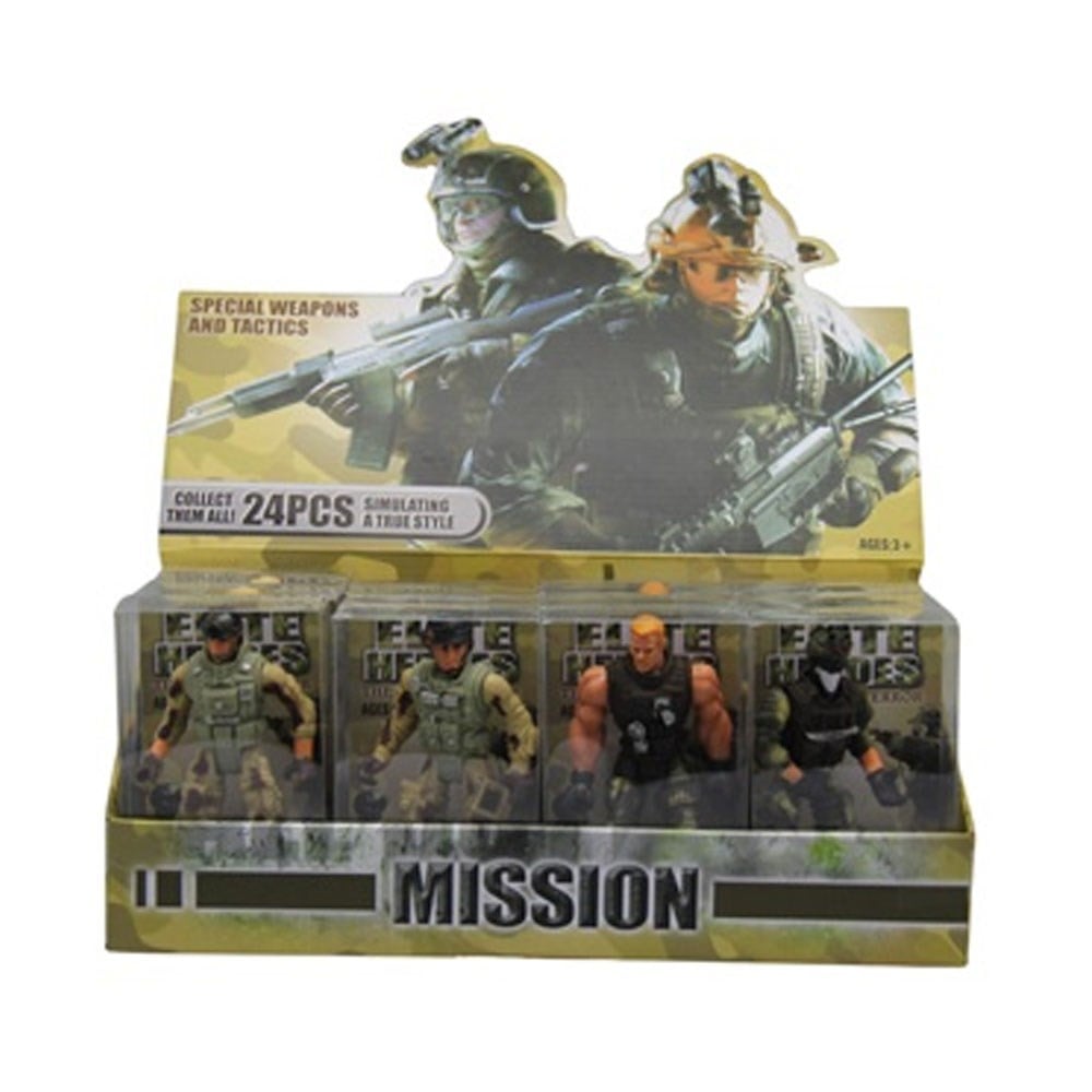 Ctoy Asker Figürü 2 Stand 4lü Ctoy-5898-a62