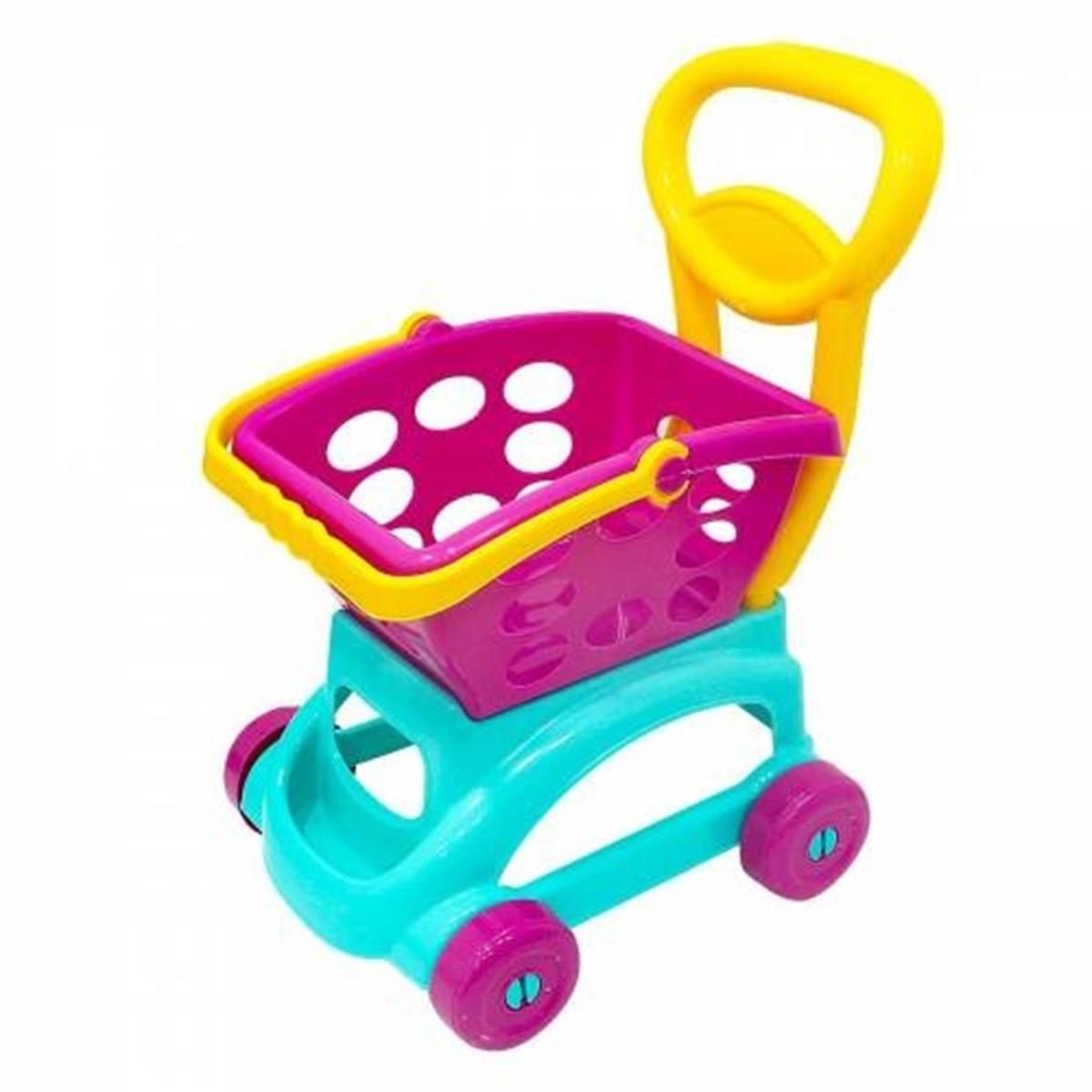 Dede Oyuncak Frozen Sepetli Market Arabası 03599