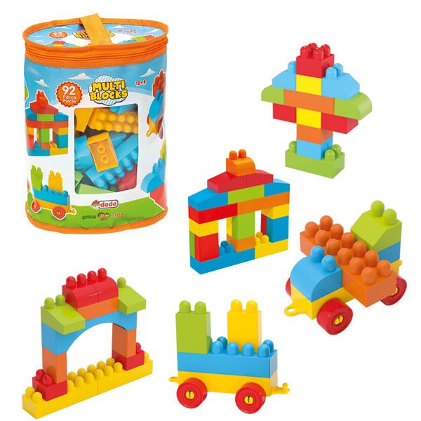 Dede Oyuncak Multı Blocks 92 Parça 01254