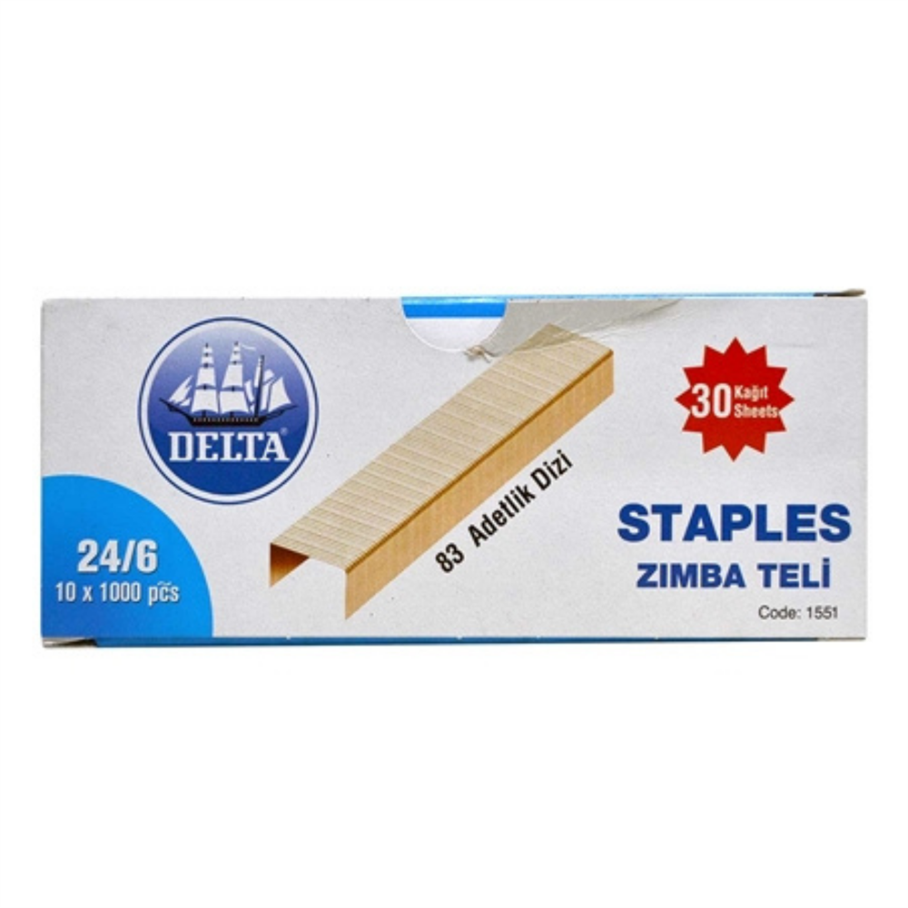 DELTA ZIMBA TELİ 24/6 10.000 ADET