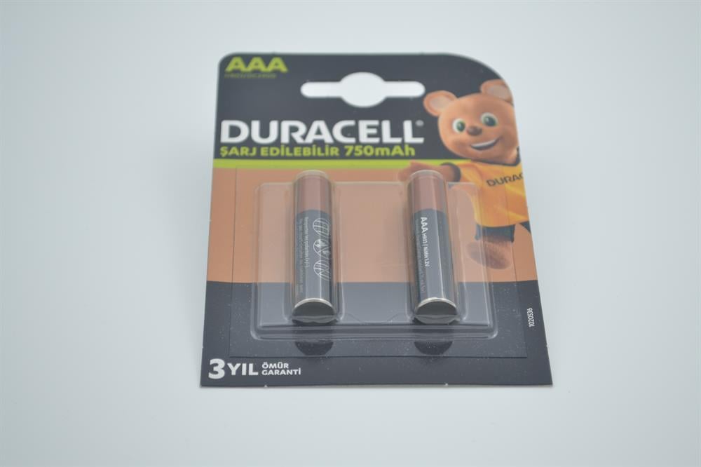 DURACELL 3 AAA ŞARJ EDİLEBİLİR
