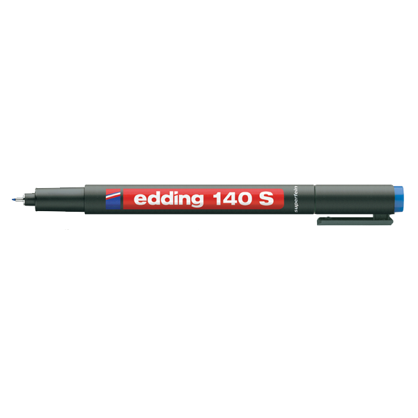 Edding Asetat Kalemi Permanent S Seri 0.3 MM Mavi 140 S