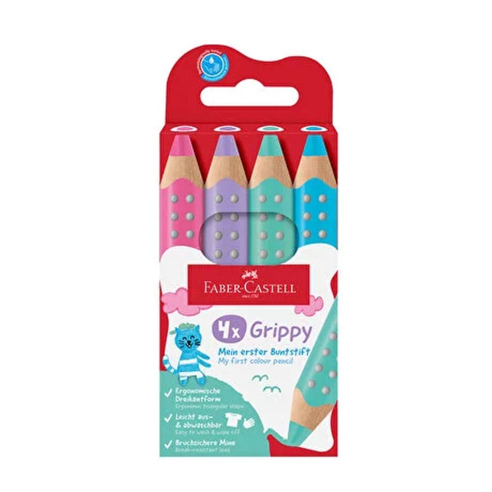 Faber-Castell Boya Kalemi Grippy 4X Pastel 5171110702000