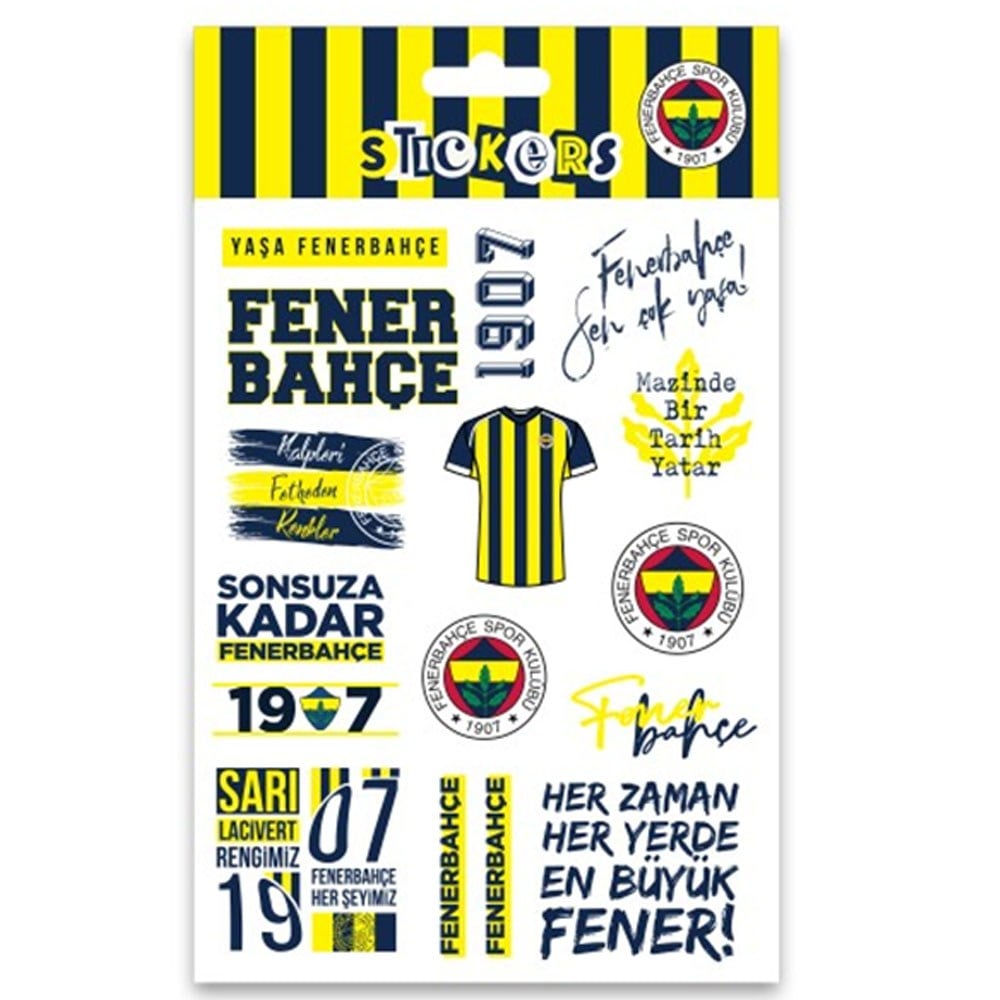 Fbst26003 Yaşa Fenerbahçe Sticker Sheet