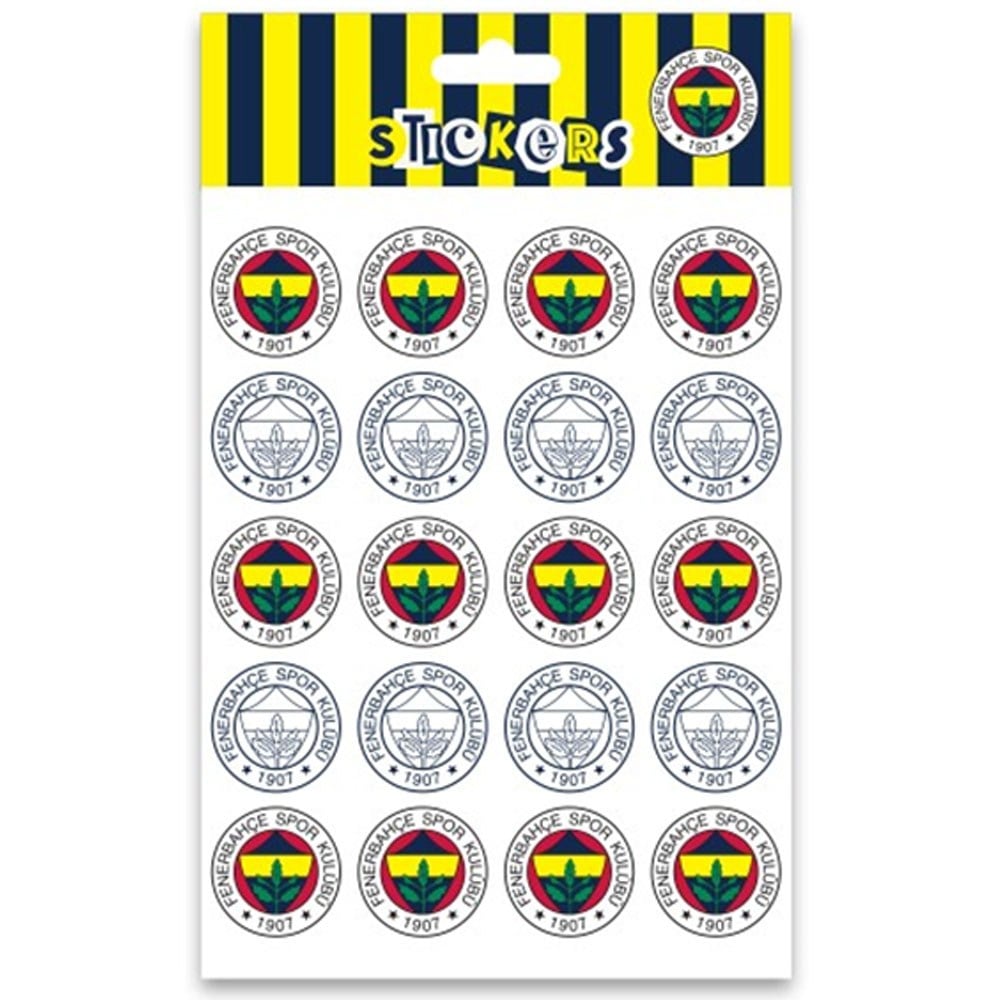 Fbst26011 Fenerbahçe Arma Sticker Sheet