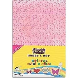 Ginza Elişi Kağıdı Desenli Kristal 24x34 10 Renk GN-282