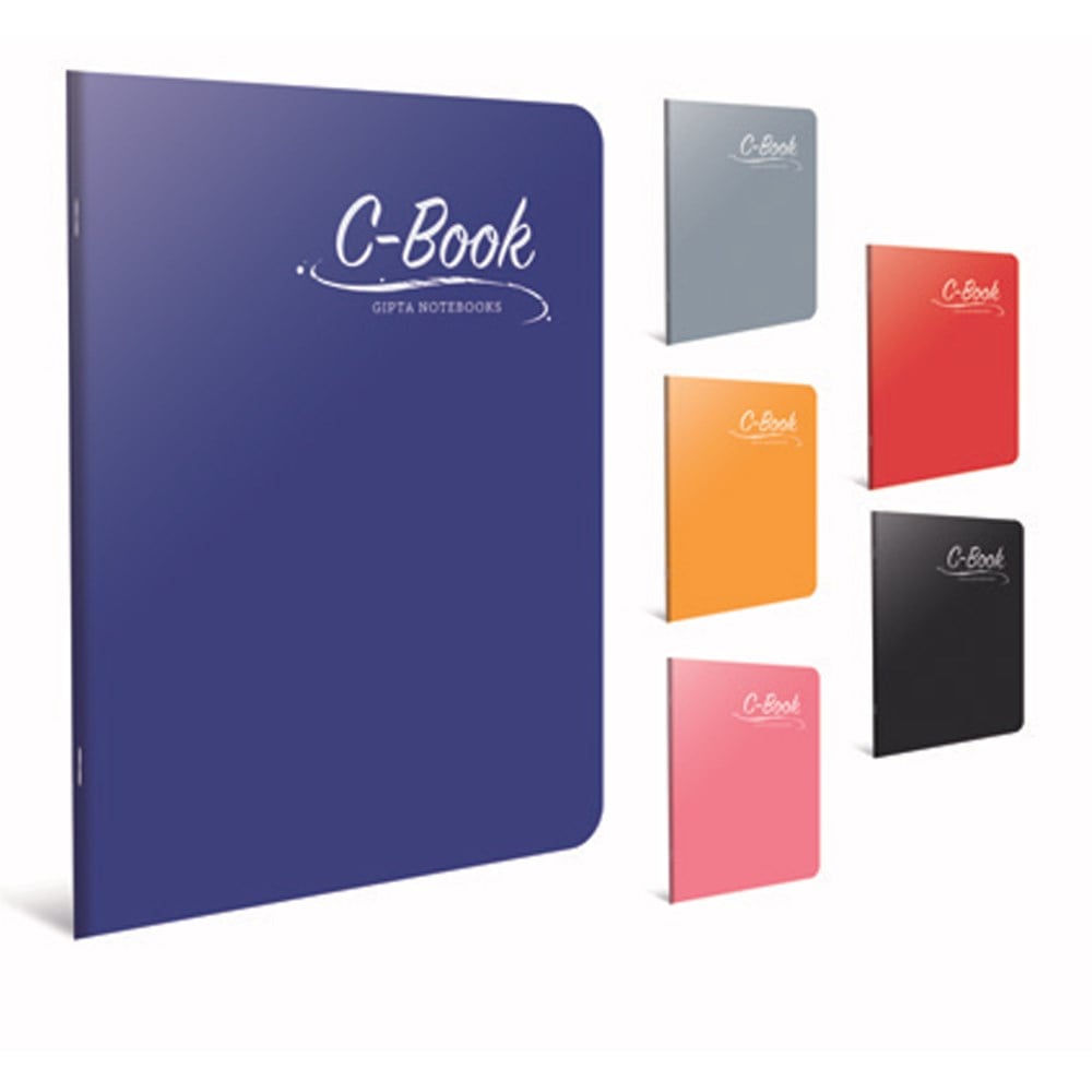 Gıpta C Book Dikişli Plastik Kapak Defter A5 60 YP Çiz.