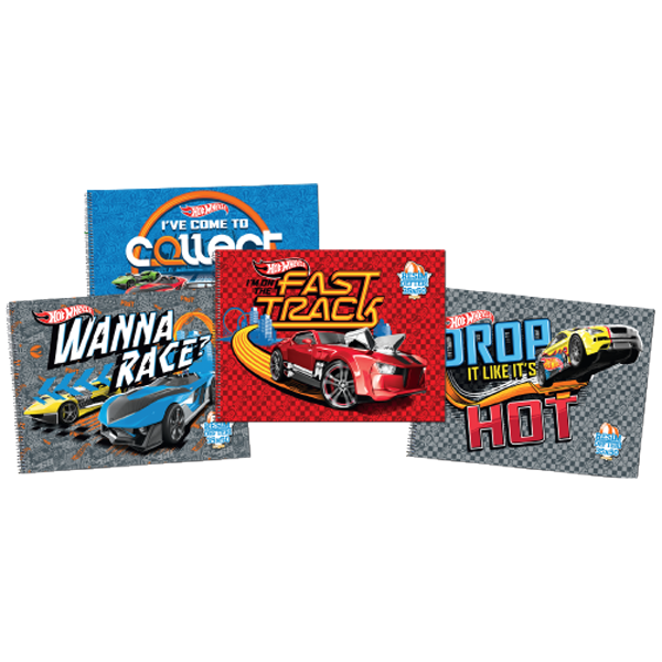 Gıpta Resim Defteri Spiralli 15 YP 17x24 Hot Wheels 5436
