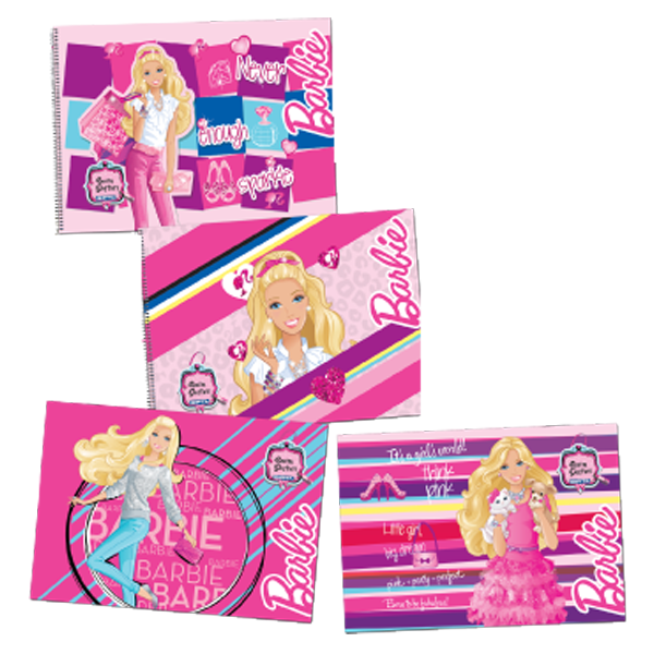 Gıpta Resim Defteri Spiralli 15 YP 35x50 Barbie 5453