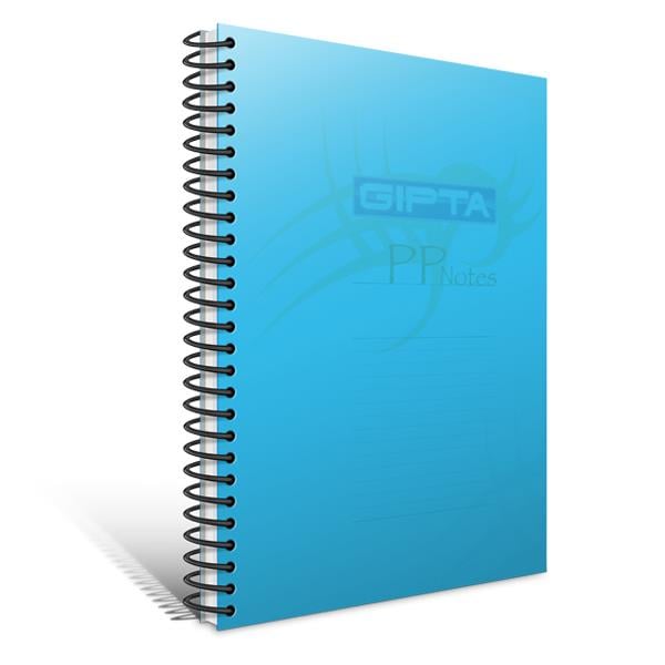 Gıpta Spiralli Defter Eko Plastik Kapak Kareli 120 YP A4 2036