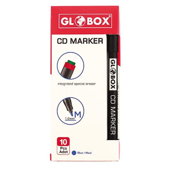 Globox Asetat Kalemi Permanent M Seri Mavi 1004