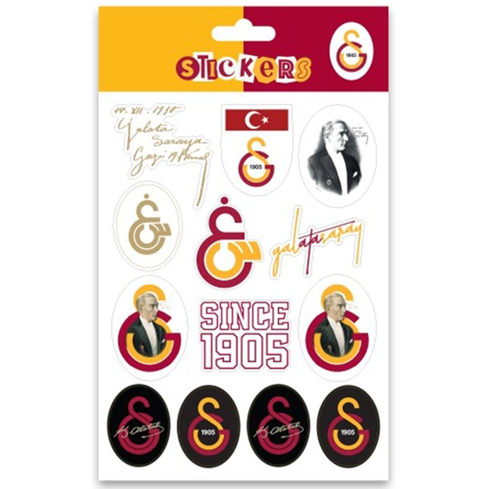Gsst26002 Atatürk Galatasaray Sticker Sheet