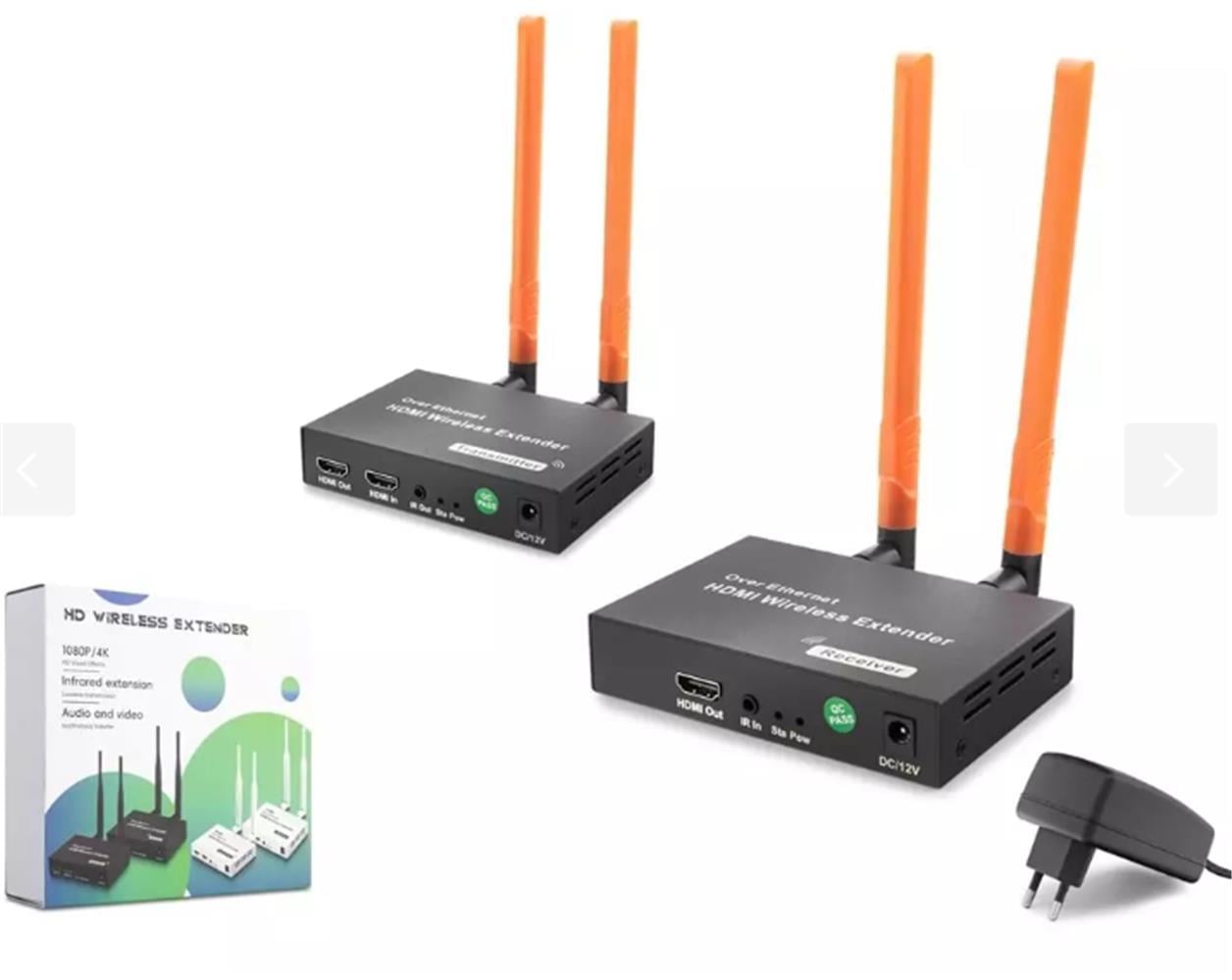 Hadron HDX1384 300mt Hdmi Wireless Kvm Extender Loop-Out Kablosuz 1080P (Audio and Video)