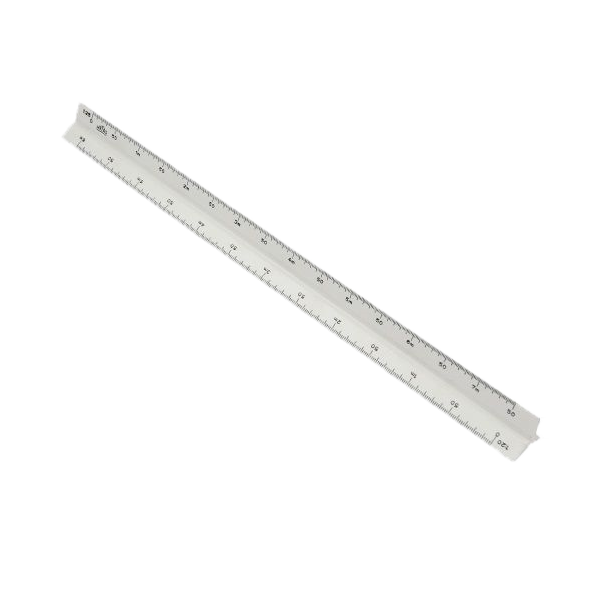 Hatas Mikyas Cetvel Plastik 1/20-25-50-75-100-125 0270