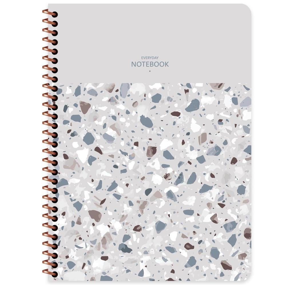 Keskin Color Defter 16,5x22,5 80 Yp.kar.pp Kp.Spiralli Terazzo
