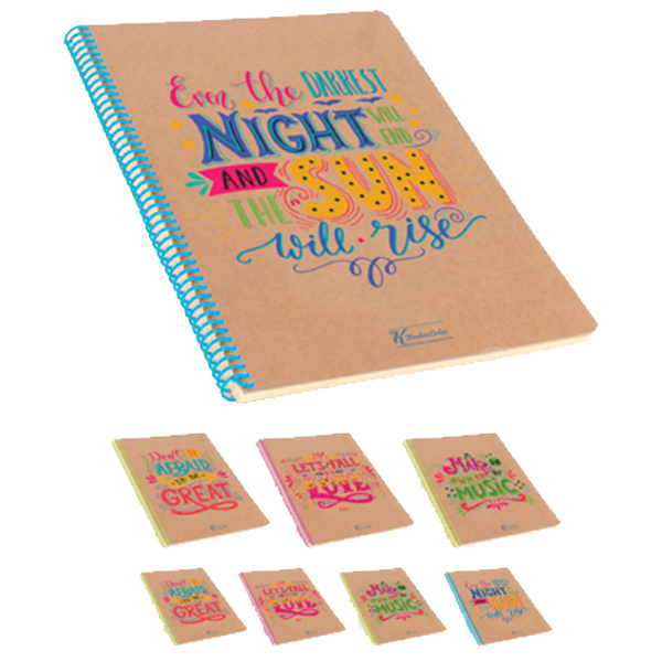 Keskin Color Doodles Ciltli Defter A4 100 YP Kare 415632-99