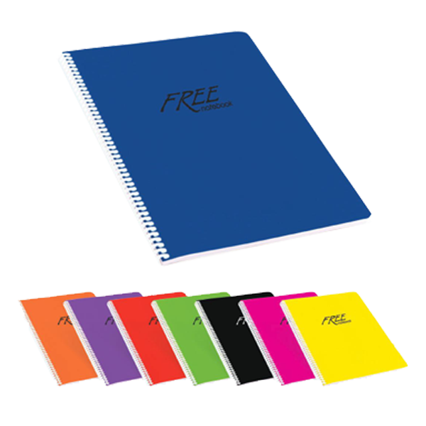 Keskin Color Spiralli Defter Free Plastik Kapak Çizgisiz 80 YP A5 450120-99