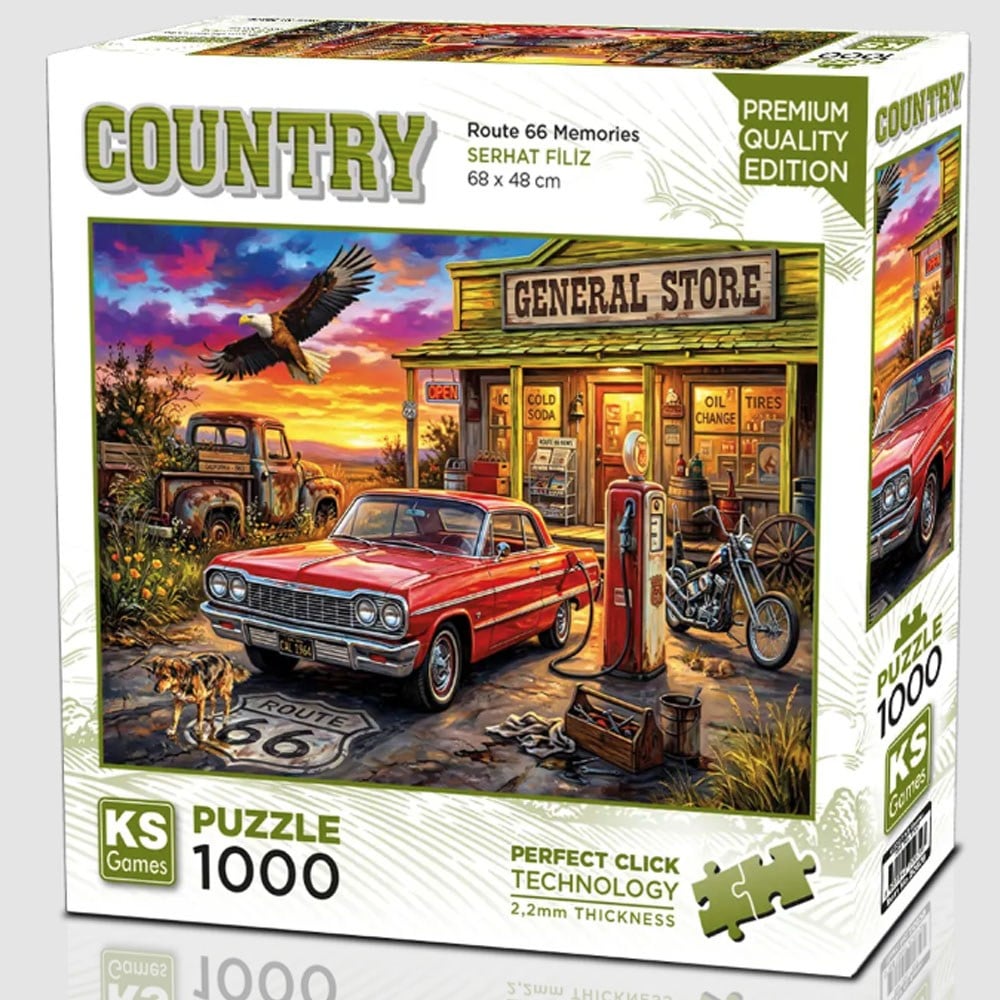 Ks Games Puzzle 1000 Route 66 Memories 20879